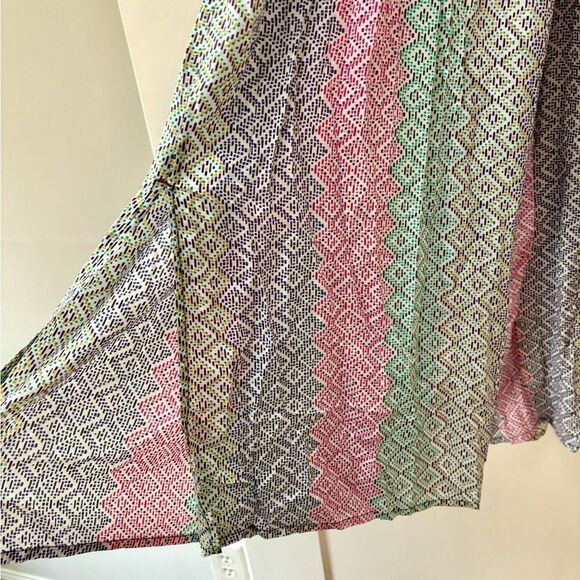 NWT Anthropologie colorful pastel wide leg flowy palazzo pant women’s size S - Picture 5 of 6